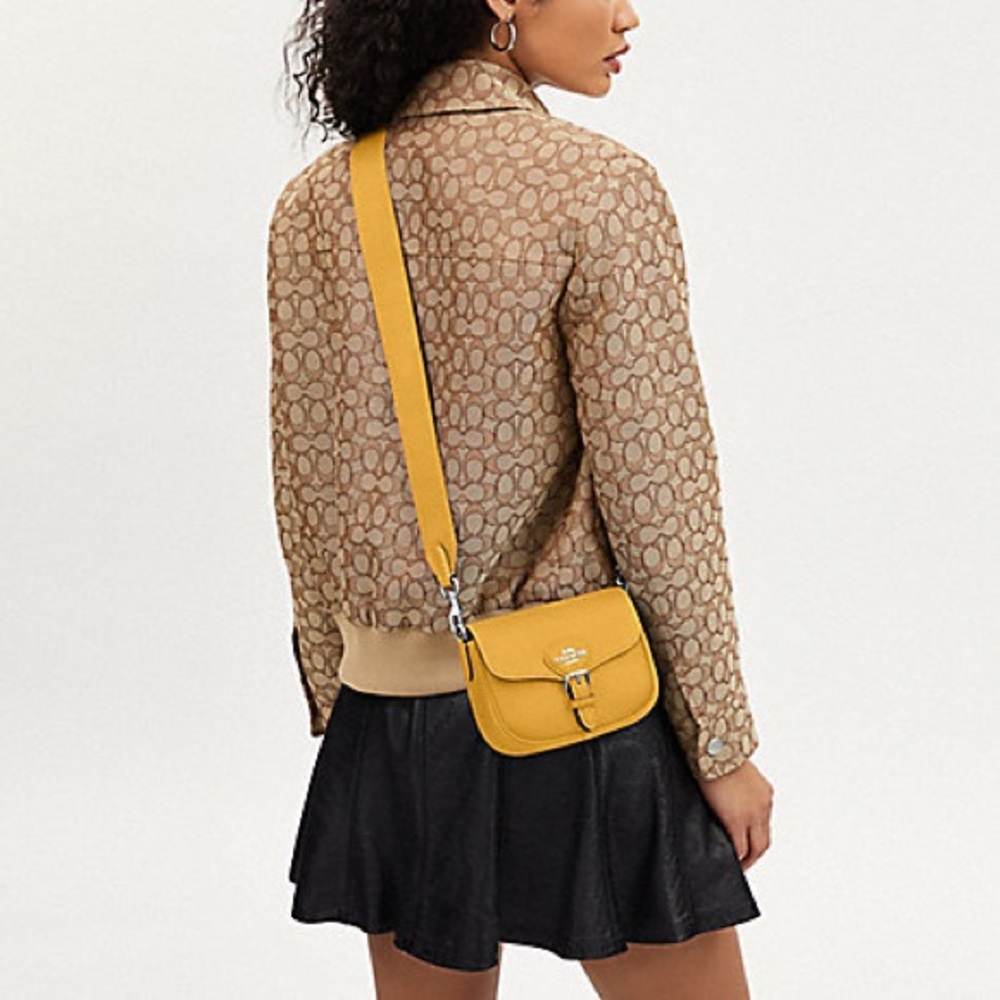 Coach Yellow Modern Crossbody Bag - Picture 1 of 9